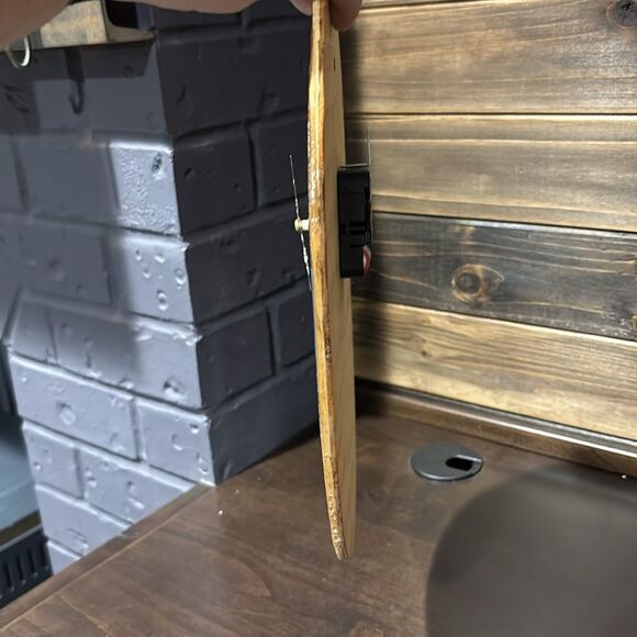 Hawaiian Sunset Ocean Scene Wall Clock with Wooden Frame - Picture 5 of 6